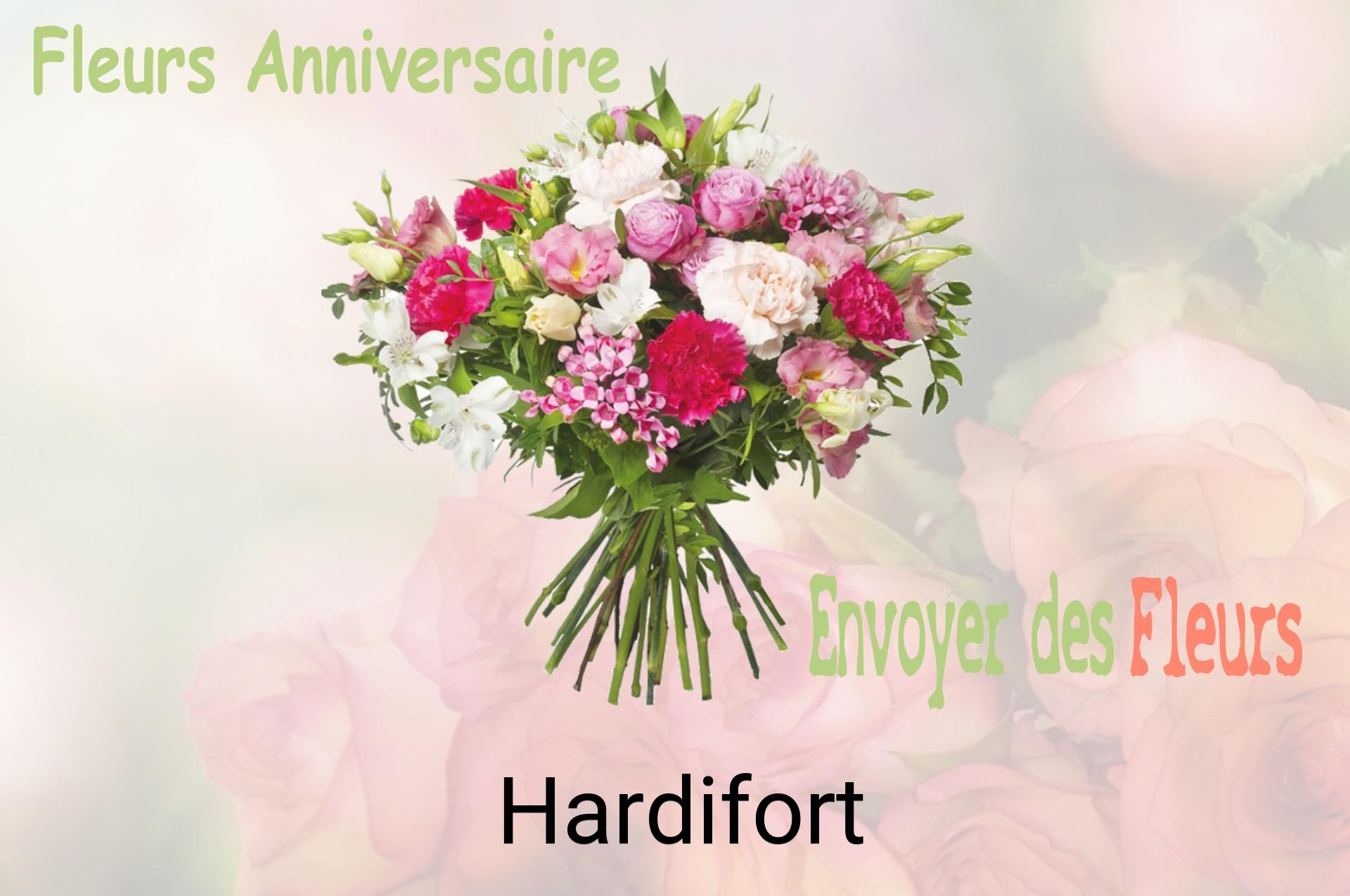 Bouquet de fleurs d’anniversaire livré à Hardifort